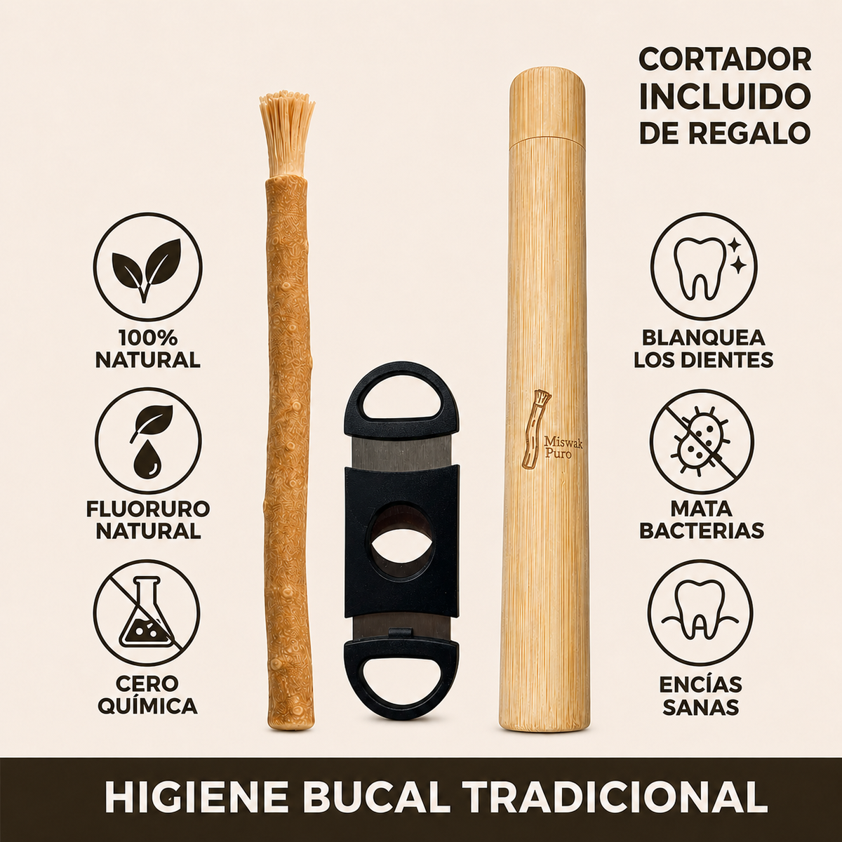 Pack 3 Kits Miswak Puro